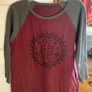 Vans 3/4 sleeve shirt